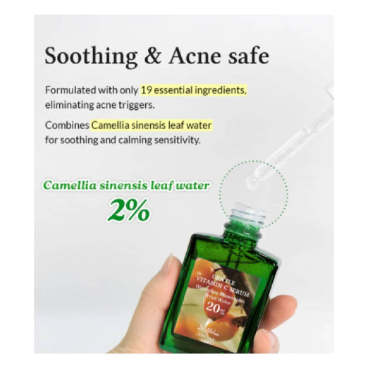Gentle Vitamin C Brightening Serum – Dark Spot & Acne-Safe Glow Booster