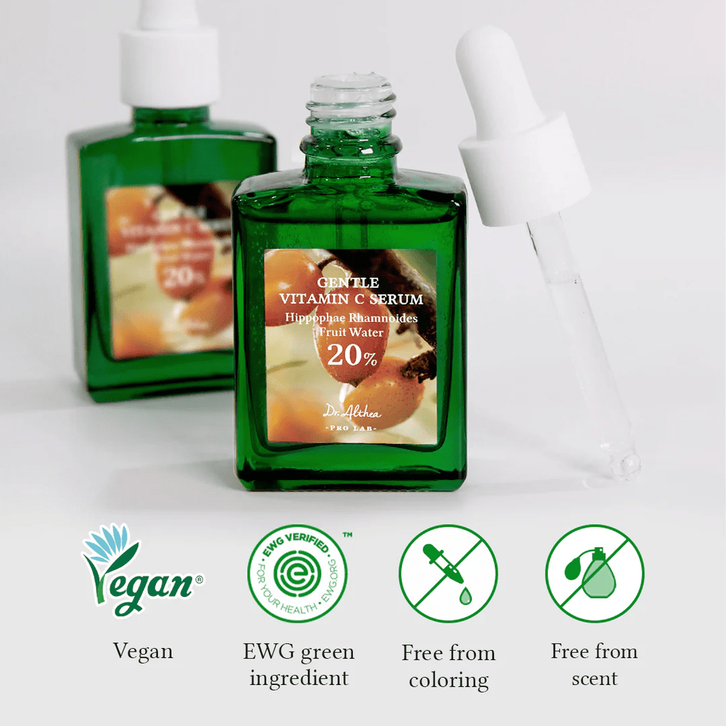 Gentle Vitamin C Brightening Serum – Dark Spot & Acne-Safe Glow Booster