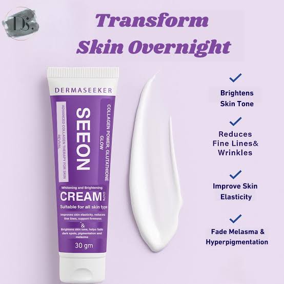SEEON Collagen & Glutathione Overnight Cream – Brightening & Anti-Aging Night Cream
