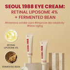 K-Secret Seoul 1988 Retinal Eye Cream 4% – Anti-Aging & Brightening Eye Treatment