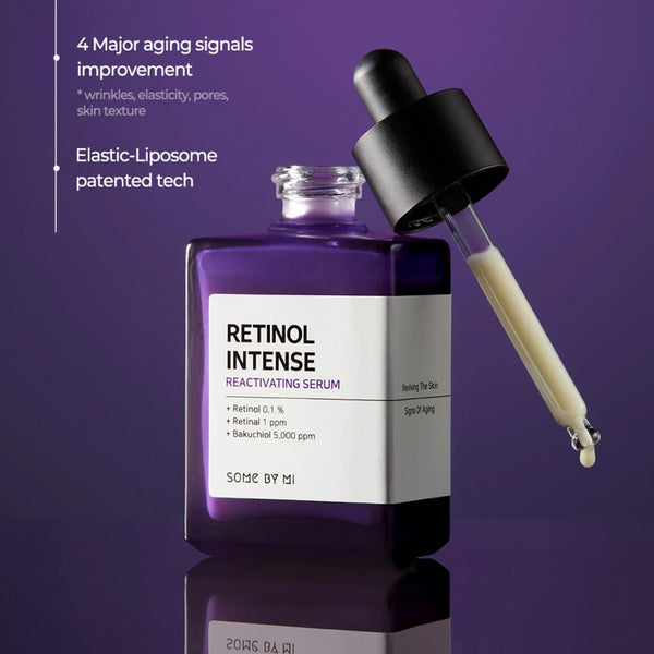 Some By Mi Retinol Intense Reactivating Serum 30ml – Anti-Aging & Firming Retinol Serum